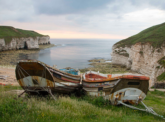 Yorkshire Cobles at North Landing