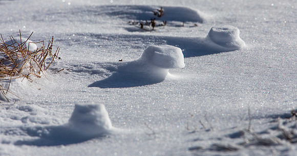 Frozen footprints
