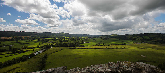 View from Dinefwr Castle