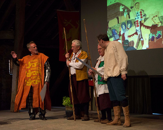 Henry V rallies his troops for Agincourt